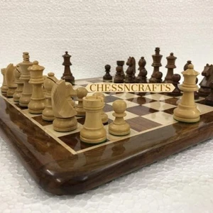 Chessncrafts 16" X 16" Collectible Wooden Chess Board Game Set- Wooden Tournamen - Picture 1 of 5