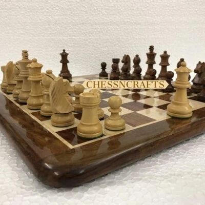 Chessncrafts 16" X 16" Collectible Wooden Chess Board Game Set- Wooden Tournamen - Image 1 of 4
