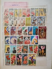 GABON COLLEZIONE DI 180 FRANCOBOLLI NUOVI E USATI