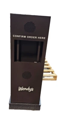 Delphi/NCR Drive Thru Sistema de Confirmación de Pedidos Post Montaje, Menú de Comida Rápida Foto 1 de 4