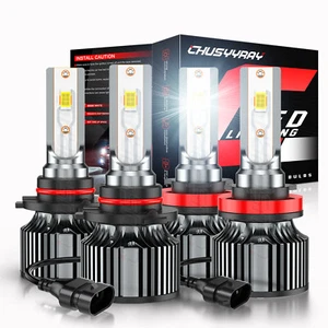 For Ford Transit-150 250 350 2016-2018 4x 6000K High Low Combo LED Headlight Kit - Picture 1 of 14