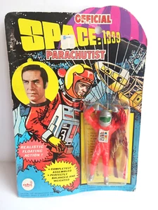 Vintage Space 1999 Fallschirmjäger Astronaut Actionfigur auf Karte AHI Marke 1976 - Bild 1 von 11