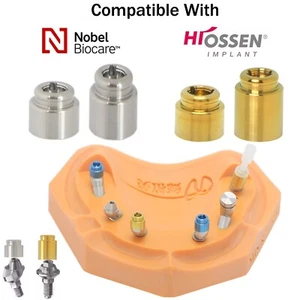 Multi-Unit Locator Abutments Attachment ∅4.8mm fits Hiossen Oss Nobel Active - Picture 1 of 26