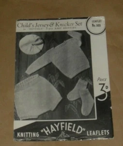 Hayfield Childs Jersey & Knicker Set - pattern No.505 Leaflet knitting (149) - Picture 1 of 1