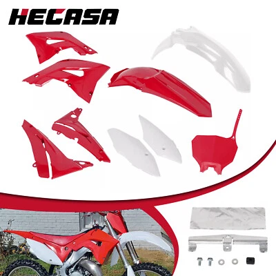 Complete Plastic Kit For Honda CR125R CR250R 02-07 Restyle Fairing Bodywork Set - Image 1 of 4