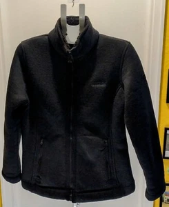 Chaqueta de tela Regatta negra cálida con cremallera completa para dama talla 14 - Imagen 1 de 18