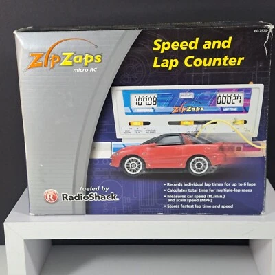 RadioShack ZipZaps Micro RC Speed and Lap Counter - 1/64 Scale - Image 1 of 3