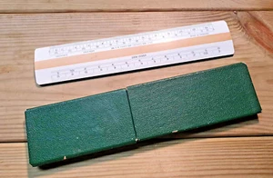 Vintage A W Faber & Castell 2722 60's Scale Rule Engineer Math Tools Measurement - Foto 1 di 8