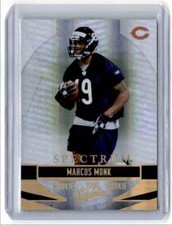 2008 Playoff Absolute Memorabilia Spectrum Gold Marcus Monk RC 04/25 Chicago