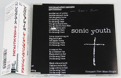 SONIC YOUTH Youth Against Fascism 4tracks 1992 Japan CD MVCG-13003 Foto 1 de 2