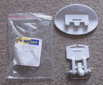 Compatible with Servis M300,M3000,M900,M9000 White Plastic Door Handle Kit. NEW - Image 1 of 4
