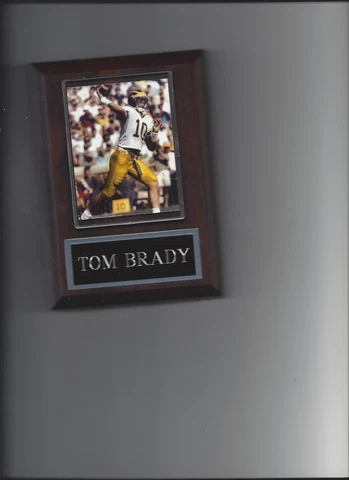 TOM BRADY PLAQUE MICHIGAN WOLVERINES NCAA Cover