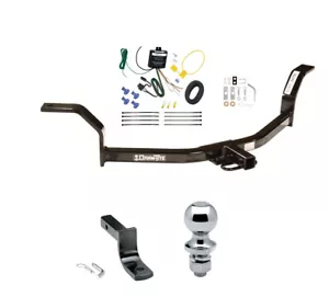 Trailer Tow Hitch For 01-05 Honda Civic w/ Wiring Draw Bar and 2" Ball - Picture 1 of 9