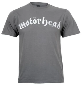 Motorhead T Shirt Official Distressed Logo New Grey S M L XL XXL - Picture 1 of 25