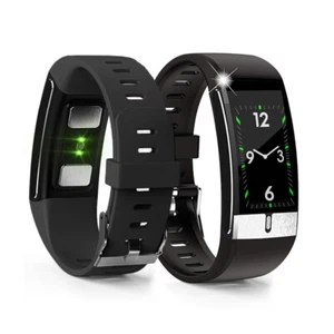 E66 Waterproof Fitness Bracelet - Health Suite (ECG, BPM, Blood Pressure/Oxygen) - Picture 1 of 7