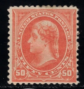 US Briefmarke Scott # 260 orange 50cent Jefferson: postfrisch OG H - Bild 1 von 2