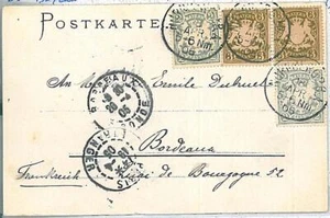 27200 - GERMANY - POSTAL HISTORY : Postcard from Nuremberg 1905 - Picture 1 of 1