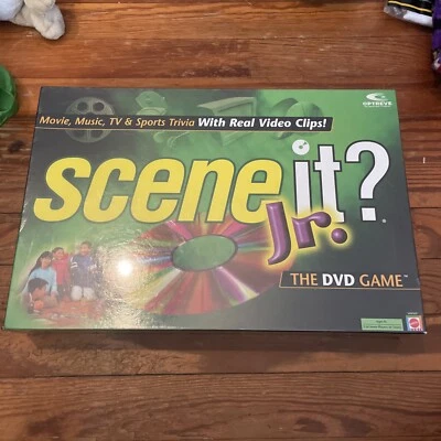 SCENE IT? JR. The DVD Game Board Game 2004 Mattel Factory Sealed Trivia Movie - Image 1 of 3