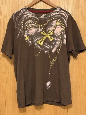 复古 - Affliction - OZZY OSBOURNE - 红色标签限量版 - XXL 2XL 码 — 第 1/4 张图片