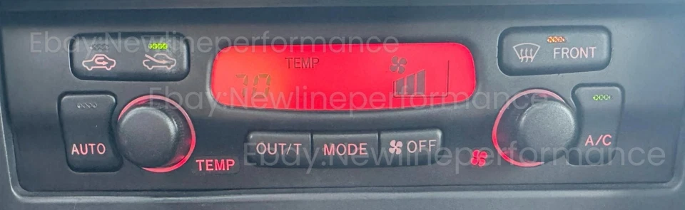 Red Auto Climate Control AC LED Bulb Kit for Toyota 4Runner Limited 1999 - 2002 - Image 1 of 1