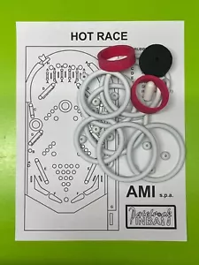 1976 AMI Hot Race Pinball Machine Rubber Ring Kit - Picture 1 of 2