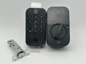 Yale Security Lock 2 with Wi-Fi, Black Connected Keypad Smart Lock - Picture 1 of 4