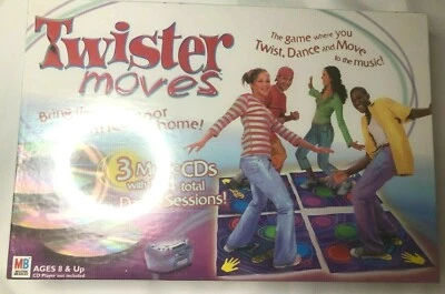 2003 Twister Moves 144 Total Dance Sessions Twist Dance Moves Game Hasbro - Image 1 of 2