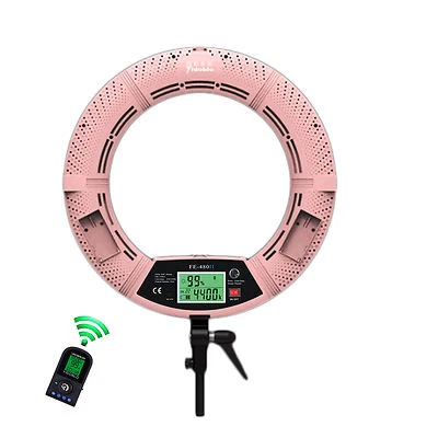 96W FE-480II Dimmable LED Ring Light With Remote Control LCD Display For Makeup - Image 1 of 4