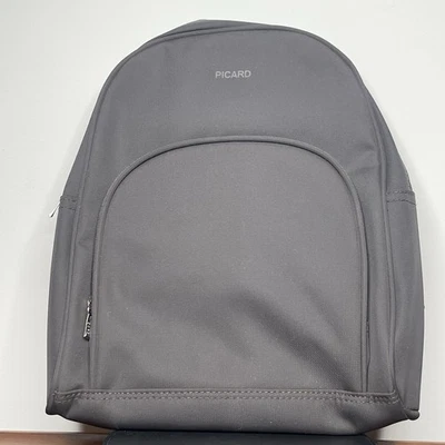 Mochila Picard Mediana Marrón Oscuro Cuero Mujer Logo Informal Trabajo Laptop Bolso Foto 1 de 4