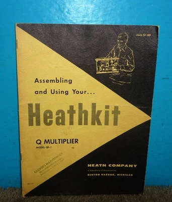 Heathkit QF-1 Q Multiplicador Conjunto Manual de Operación OEM 1955 Foto 1 de 2