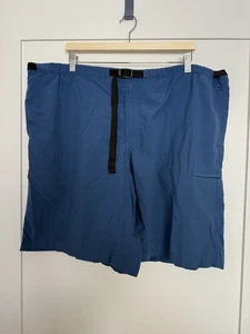 Patagonia Nylon Shorts 10'' Mens Sz XL Blue Belted Outdoor Hiking Camping - Picture 1 of 14
