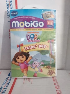 Dora The Explorer Twins Day VTech MobiGo Learning Software Game Ages 3-5 - #167 - Picture 1 of 2