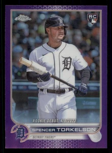 2022 Topps Chrome Update Purple Refractors #USC157 Spencer Torkelson - Picture 1 of 2
