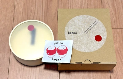 Lemnos Wall Clock kehai Analog Yellow KM22-01 Silent Clock - Image 1 of 4