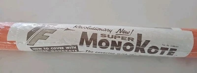 Orange Top Flight Super Monokote Film Covering For Balsa R/c Airplane K - Image 1 of 3