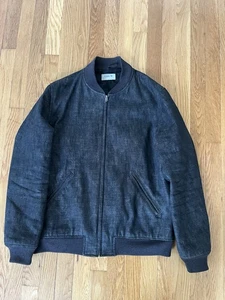 APC Louis W Black Denim Jacket Medium - Picture 1 of 9