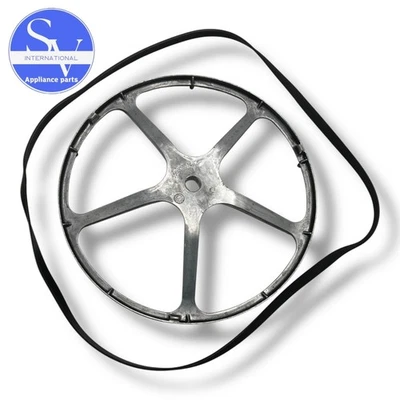 Bosch Washer Pulley & Belt 11002942 00678914 (SET 2) - Image 1 of 2