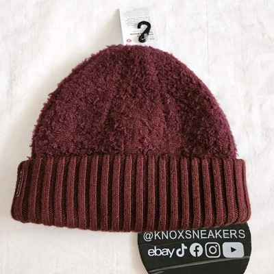 Gorro Lululemon Ombre Tejido Texturizado RDMR Merlot Rojo Adulto Talla Única Foto 1 de 4