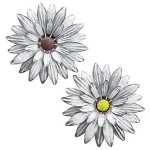 Flores de metal galvanizado para granja decoración de pared inspiradora, decoración de pared colgante - Imagen 1 de 14