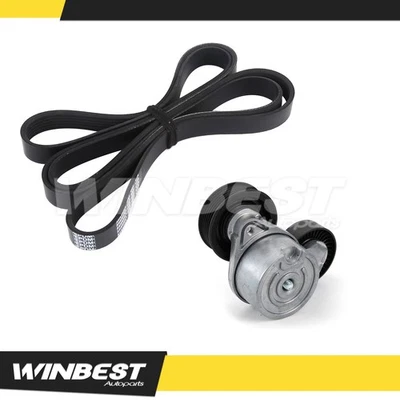 Serpentine Belt Tensioner Pulley Kit For Dodge Dakota Durango RAM 1500 2500 New - Image 1 of 4