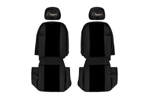 VAN Housses de siege pour TRAFIC II OPEL VIVARO I NISSAN PRIMASTAR -14 1+1 NOIR - Imagen 1 de 6