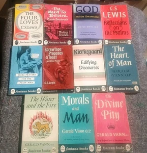 11x 1960's Fontana Paperbacks. Theology/Philosophy. Acceptable Used. - Picture 1 of 16