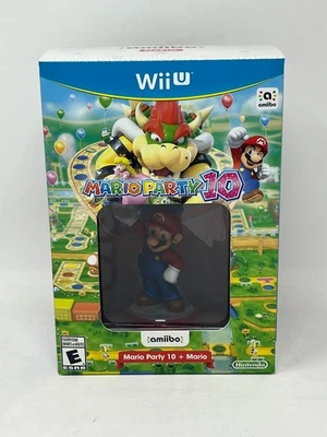 Nintendo Wii U - Mario Party 10 + Mario Amiibo Pack - CIB Complete / Tested - Image 1 of 4