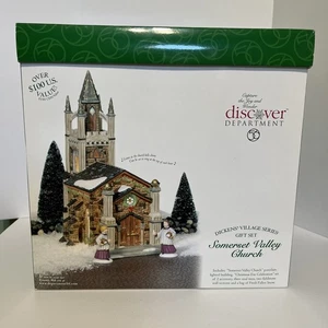 Dept 56 Dickens Village "Somerset Valley Church" w/Box #58485 - Picture 1 of 19