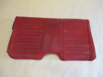 88 Camaro Rear Upper Seat Back Std Red Cloth LH 1026-3 - Image 1 of 4