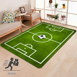 Tappeto campo calcio bambini gioco pavimento tappeto morbido camera da letto tappeti - Foto 1 di 10