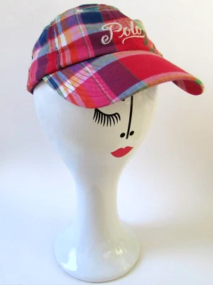 Ralph Lauren POLO Madras Plaid Baseball Cap NWT - Image 1 of 4