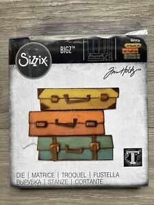Tim Holtz Sizzix Die ~ Baggage Claim ~ Bigz ~ 664439 - Luggage
