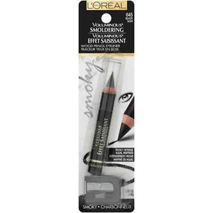 L'Oreal Voluminous Smoldering Wood Pencil Eyeliner 645 Black Blendable Bold Nib - Picture 1 of 1