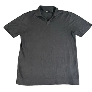 Polo uomo Kenneth Cole New York grigio scuro misto cotone XL - Foto 1 di 7